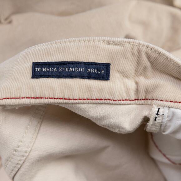 Tommy Hilfiger Women Straight Ankle Corduroy Pants Beige Size 6 (Pre-owned) - Picture 5 of 6